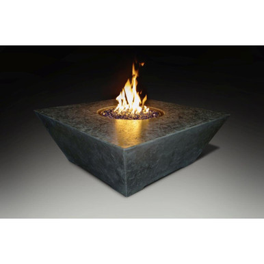 Olympus Gas Square Fire Pit 18 Inch Tall x 48 Inch Wide by Athena - OSQRFT-4848-N-P