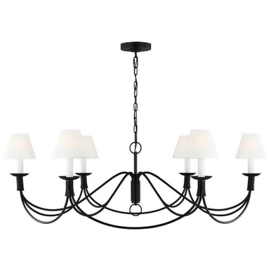 Sullivan 6 Light Oversized Chandelier by Visual Comfort Studio - lc1196ai