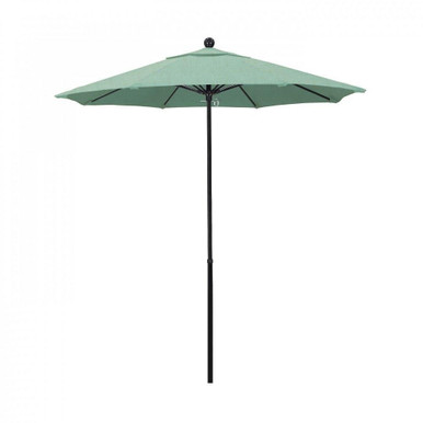 7.5 Foot Fiberglass Manual Lift Round Market Umbrella by CA Umbrella - EFFO758