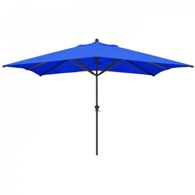 8 x 11 Foot Aluminum Crank Lift Rectangle Market Umbrella by CA Umbrella - GS1188S