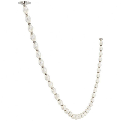 Collier 108 1 Light Chandelier by Visual Comfort Modern - 700CLR108N-LED930R
