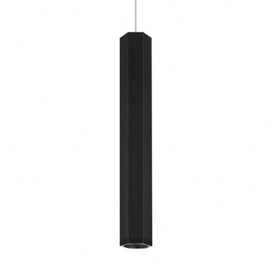 Sean Lavin 1 LED Freejack Pendant 22.5 Inch Tall by Visual Comfort Modern - FR-700-BLK-22