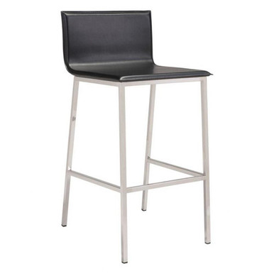Marina Barstool Set 39 Inch Tall and 18.5 Inch Wide by Zuo Modern - 100644