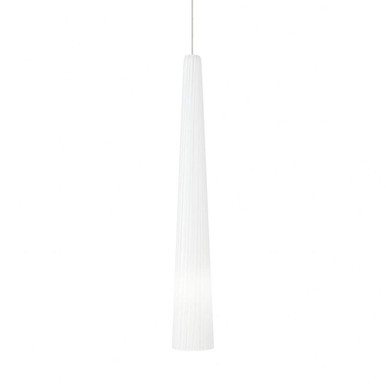 Zenith 1 Light Modern Glass Mini Pendant by Visual Comfort Modern - 700FJZENSWC