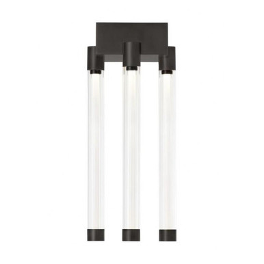 Phobos 94W 277V 4 LED 5.6 Inch Wide Flush Mount by Visual Comfort Modern - 700FMPHB6BZ-LED927-277