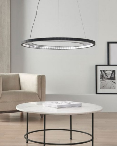 Interlace 18 1 LED Large Pendant 29.5 Inch Wide by Visual Comfort Modern - 700INT-30