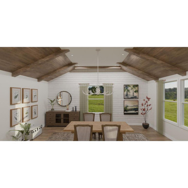 Brucefield Avenue 6 Light Oversized Linear Chandelier by Bailey Street Home - 71-BEL-5173414