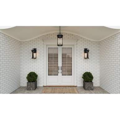 Farm Alley 1 Light Outdoor Wall Lantern 17 Inch Tall by Bailey Street Home