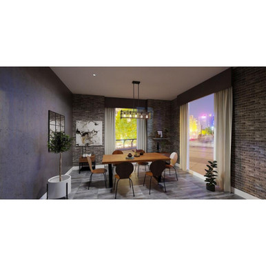 Home Farm Paddock 5 Light Oversized Linear Chandelier by Bailey Street Home - 71-BEL-5054207