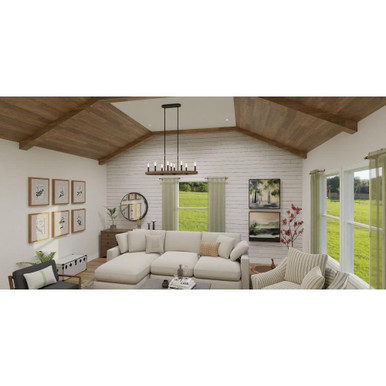 Ford Gait 9 Light Oversized Linear Chandelier by Bailey Street Home - 71-BEL-5054201