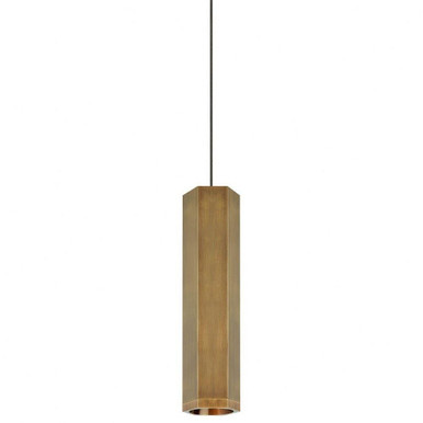 Sean Lavin 1 LED Monopoint Pendant 12.5 Inch Tall by Visual Comfort Modern - MP-700-BLK-12
