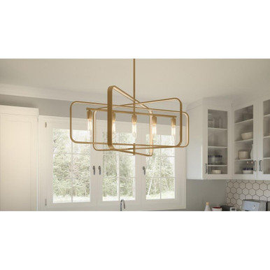 Woodhouse Brae 5 Light Oversized Island Pendant by Bailey Street Home - 71-BEL-4926198