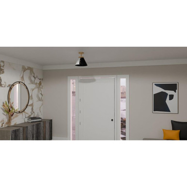 1 Light 12 Inch Wide Semi Flush Mount by Bailey Street Home - 71-BEL-5173517