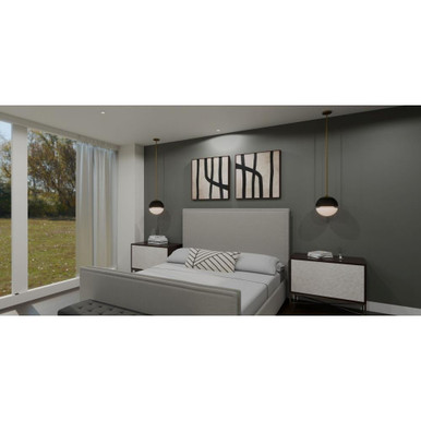 1 Light Medium Pendant 12 Inch Length by Bailey Street Home - 71-BEL-5173402