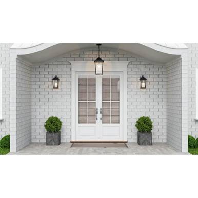 Saffron Dale 1 Light Small Outdoor Pendant by Bailey Street Home