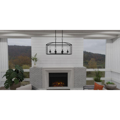 Mulberry Hollow 6 Light Oversized Outdoor Linear Chandelier by BSH - 71-BEL-5173593