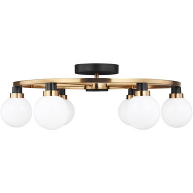 Evergreen - 6 Light Semi-Flush Mount - 73-BEL-4569384