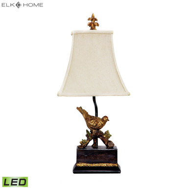 Perching Robin - 9W 1 LED Table Lamp-21 Inches Tall and 9 Inches Wide - 91-171-LED