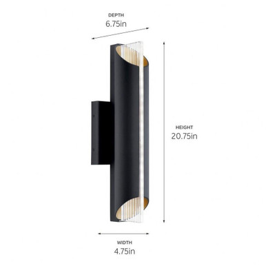Moorpark Place 17.83W LED Outdoor Wall Lantern by Bailey Street Home