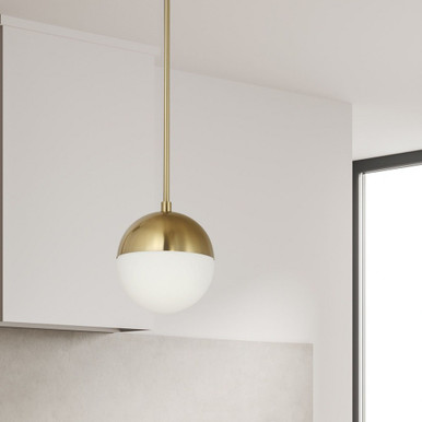 Dayana - 1 Light Pendant In  Style-8 Inches Tall and 7 Inches Wide - DAY-71P-AGB