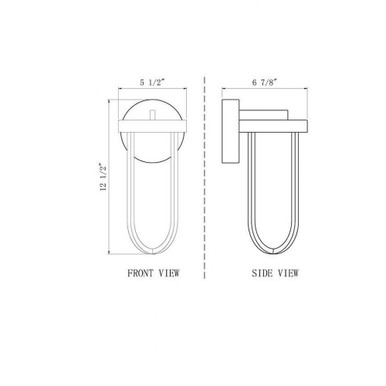 Monument Hollow 9.5W 1 LED Outdoor Wall Lantern by Bailey Street Home