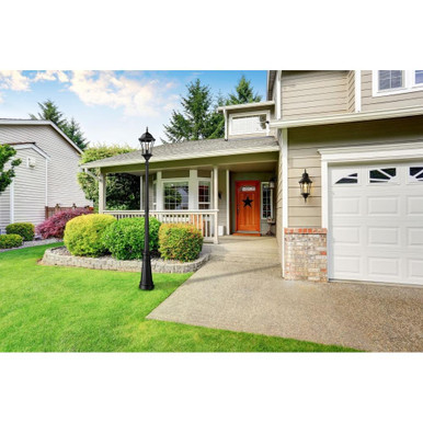 Borrowdale Head 1 Light Small Outdoor Post Mount by Bailey Street Home