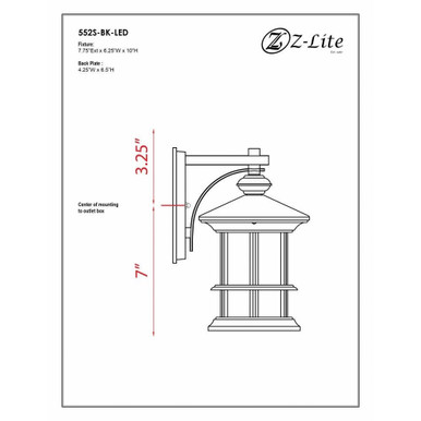 Westmorland Wharf 6W 1 LED Light Outdoor Wall Lantern by Bailey Street Home