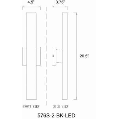 Naiad Gardens 20W 2 LED Outdoor Wall Lantern by Bailey Street Home
