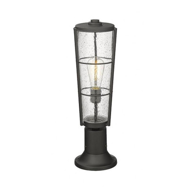 Hornbeam Esplanade 1 Light Outdoor Pier Mounted Fixture 22 x 6 In by BSH