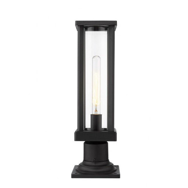 Piggott Grove 1 Light Outdoor Pier Mount Light 16 x 7.5 In by BSH