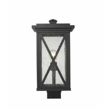 Senghennydd Place 1 Light Post Mount 18.75 Inch Tall by Bailey Street Home