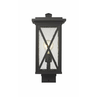 Senghennydd Place 1 Light Post Mount 15.75 Inch Tall by Bailey Street Home