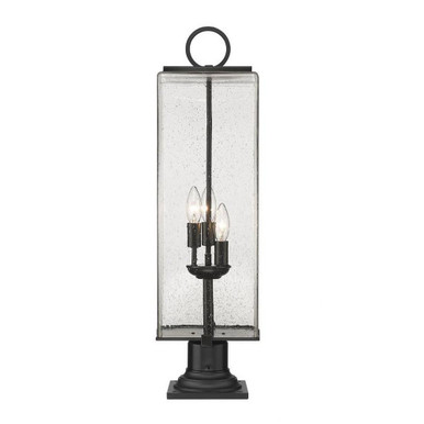 Longlands Row 3 Light Outdoor Pier Mount 28.5 x 9 Inch by BSH