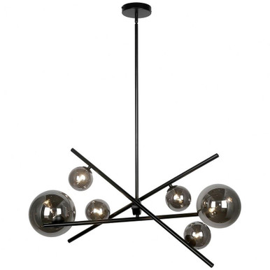 Pamela 6 Light Large Pendant by Dainolite - pam-276hp-mb