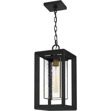 Bishops Oak 1 Light Small Outdoor Pendant by Bailey Street Home