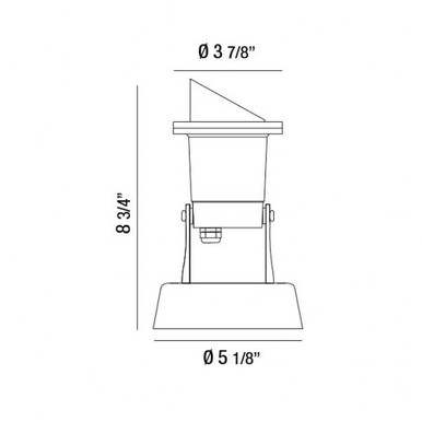 8.75 Inch 6W 3 LED In-Ground Light by Bailey Street Home