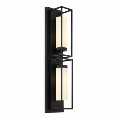 Newbury Garth 2 Light Wall Lantern 36 Inch Tall by Bailey Street Home