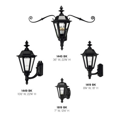 Wentworth Crescent 1 Light Wall Lantern 22 Inch Tall by Bailey Street Home