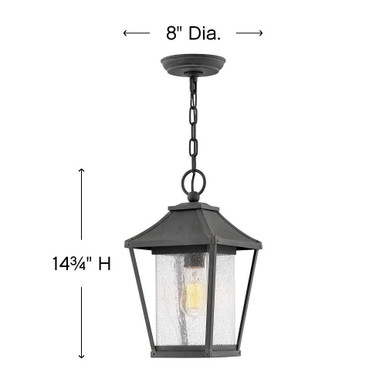 St Margarets Chase 1 Light Small Outdoor Pendant by Bailey Street Home