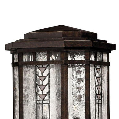 Daisy Royd Brass Outdoor Lantern Fixture 12 x 22.25 Inches by BSH