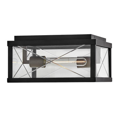 May Glas 16W 2 LED 12 Inch Wide Flush Mount by Bailey Street Home