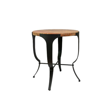 Brenham Side Table 26 Inch Tall and 24 Inch Wide By Varaluz - 528TE24A