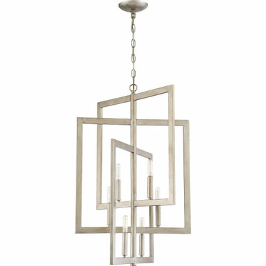 Portrait Six Light 2 Tier Foyer 19 Inch wide by 28 Inch high by Craftmade - 44936-GT