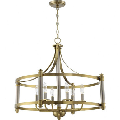 Stanza 6 Light Large Pendant by Craftmade - 54896-BNKSB
