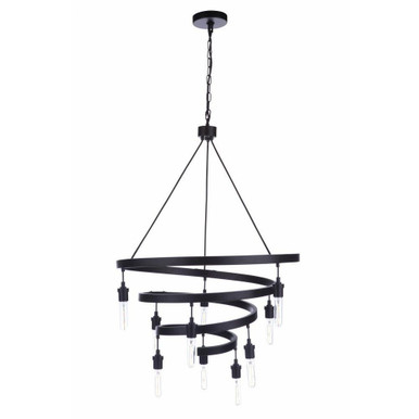 Tranquil 10 Light Medium Chandelier by Craftmade - 55410-FB