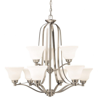 Langford 9 Light Large 2 Tier Chandelier by Kichler - 1784