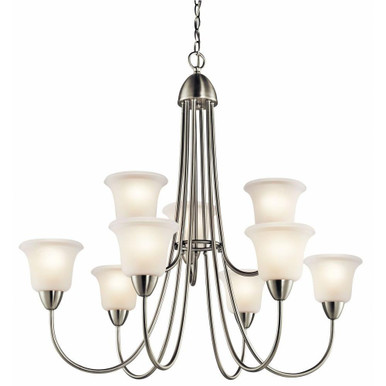 Nicholson 9 Light Large Chandelier by Kichler - 42885ni