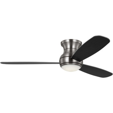 Orbis 3 Blade Hugger Ceiling Fan with Light Kit 52 Inch Wide by Generation - 30BSHR52