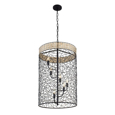 Cayman 6 Light Large Foyer Pendant by Varaluz - 362F06