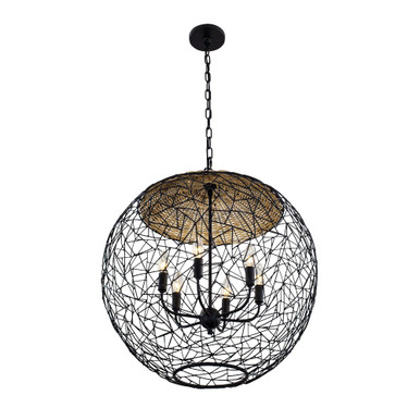 Cayman 6 Light Large Pendant by Varaluz - 362P06